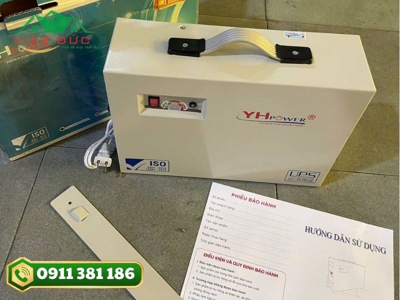 Lắp Đặt Bình Lưu Điện Cửa Cuốn Chính Hãng - Việt Đức